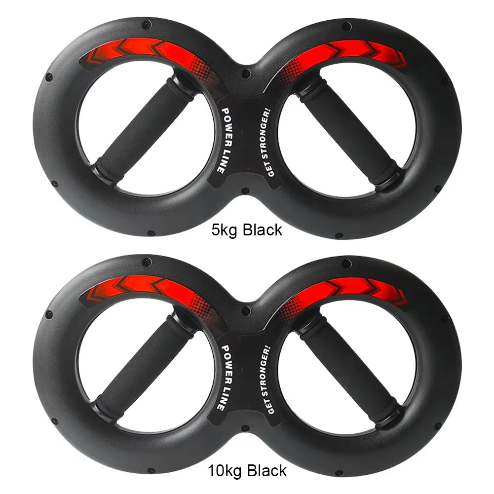 8 Shape Hand Grip Strengthener Fitness Equipment Arm Strength Exercise Tool Forearm Strength Exerciser Gift for Parents Friends