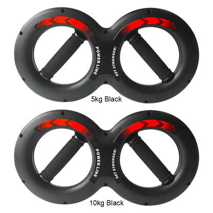 8 Shape Hand Grip Strengthener Fitness Equipment Arm Strength Exercise Tool Forearm Strength Exerciser Gift for Parents Friends