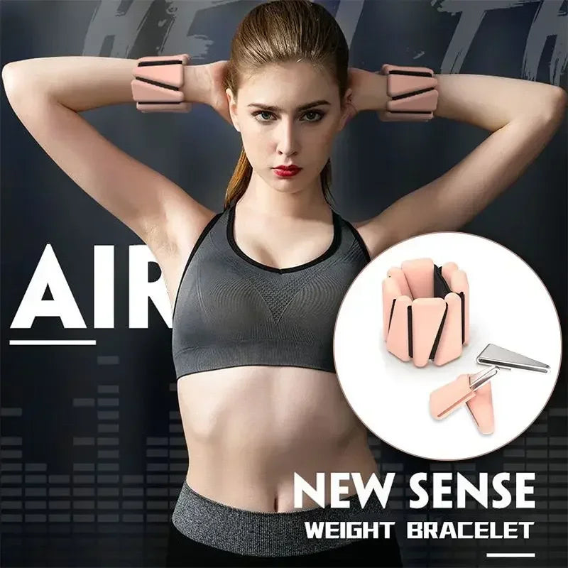 1/2Lbs Wrist Weights Yoga Fitness Exercise Triangle Silicone Adjustable Ankle Wrist Protector Weight Bracele Jogging Wristband